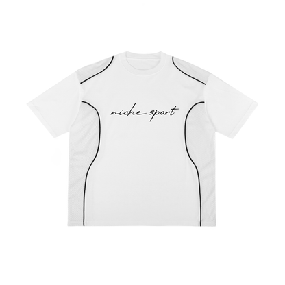 Contrast Piped Panel T-Shirt