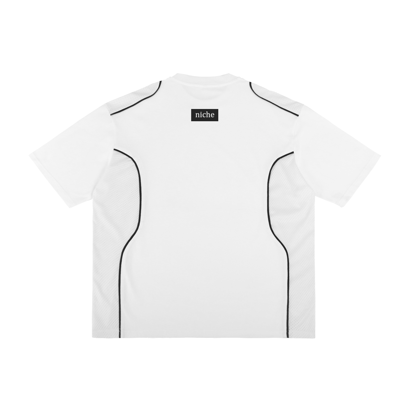 Contrast Piped Panel T-Shirt